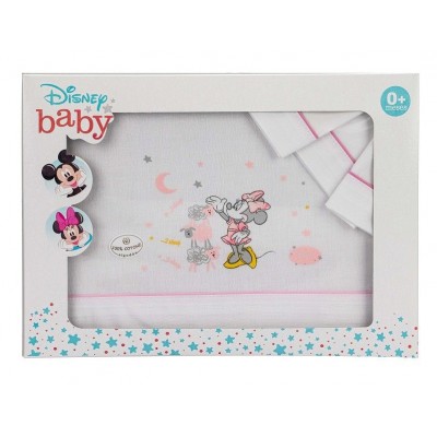 Bебешки спален комплект 3 части, 40х80см, Disney Mickey, Limited Edition - Minie Mouse