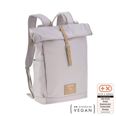 Чанта за бебешка количка Lassig ROLLTOP BACKPACK Сив