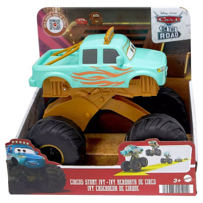 Детска кола за игра и каскади Mattel Cars on the Road Цирковият каскадьор Айви