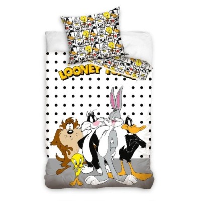 Детски спален комплект LOONEY TUNES 150x210 + 50X60cm