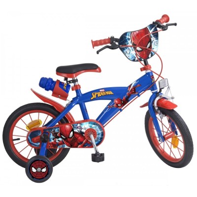 Детски велосипед Huffy 14", Spiderman, син