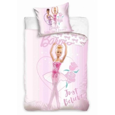 Детско спално бельо Barbie Ballerina 140*200 +65*65