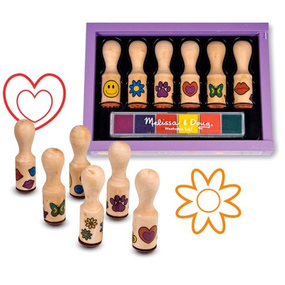 Дървени печати с дръжка Melissa and Doug