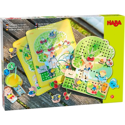 Игра за нанизване с шаблони Овощна градина (3+)