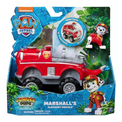 Игрален комплект Paw Patrol Jungle PUPS Фигурка с превозно средство - Marshall