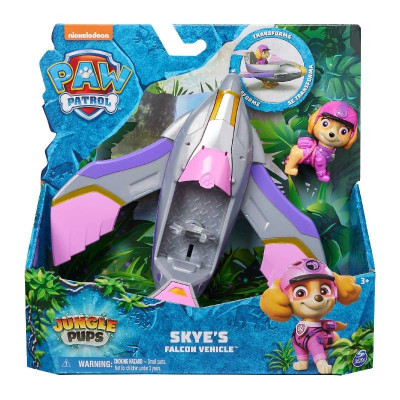 Игрален комплект Paw Patrol Jungle PUPS Фигурка с превозно средство - Skye