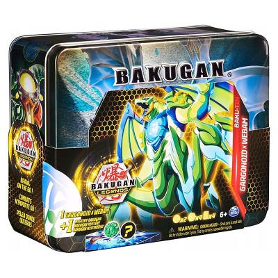 Игрален комплект Spin Master Bakugan Baku Tin с 2 бакуган топчета