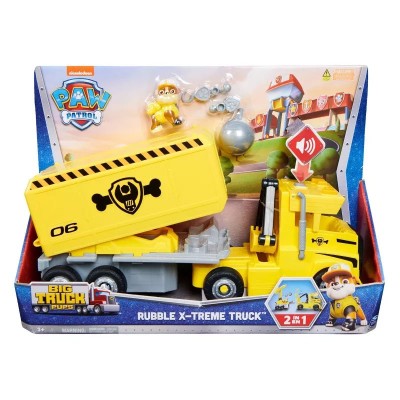 Игрален комплект Spin Master Paw Patrol Big Truck Pups, Трансформиращ се камион със светлини и звуци