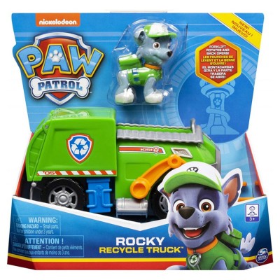 Игрален комплект Spin Master Paw Patrol фигура и превозно средство Rocky