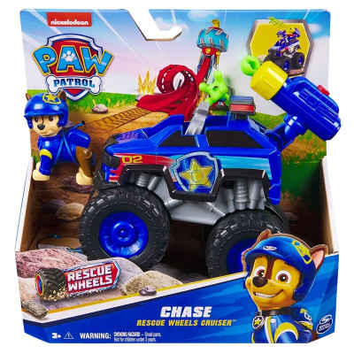 Игрален комплект Spin Master Paw Patrol Rescue Wheels фигурка и превозно средство - Chase