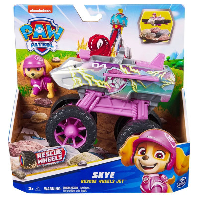 Игрален комплект Spin Master Paw Patrol Rescue Wheels фигурка и превозно средство - Skye