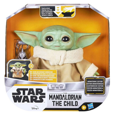 Интерактивна играчка Hasbro Star Wars The Mandalorian The Child (Animatronic Edition), 25 звуци и дв