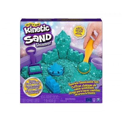 Kinetic Sand - Блестящ пясъчен замък, тюркоаз