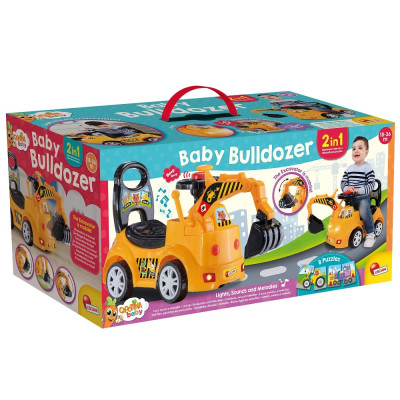 Кола за бутане Lisciani Carotina Baby Ride On Bulldozer 102242