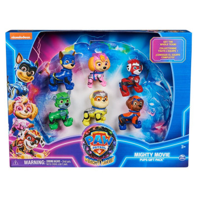 Комплект фигурки Spin Master Paw Patrol Mighty Movie Pups Gift Pack, 6 броя