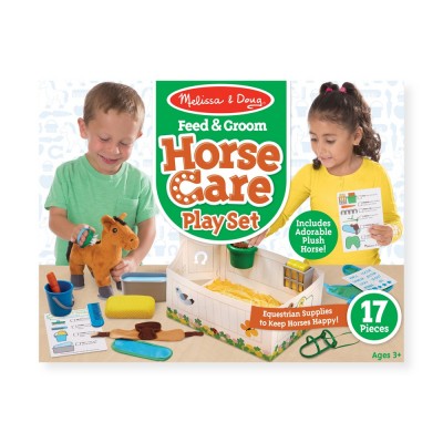 Комплект Melissa&Doug грижа за конете 18537