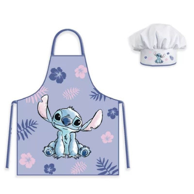 Комплект престилка и готварска шапка Stitch