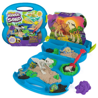 Комплект с кинетичен пясък Spin Master Kinetic Sand T-Rex