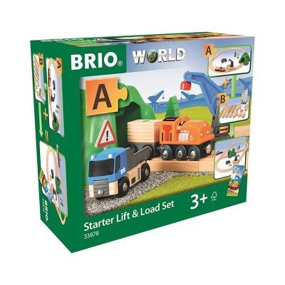 Brio - Комплект влакче с релси Starter Lift and Load Set
