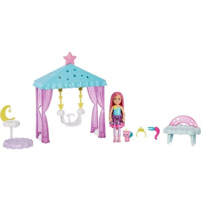 Кукла Mattel Barbie Dreamtopia Chelsea Кукла Челси с коте и аксесоари