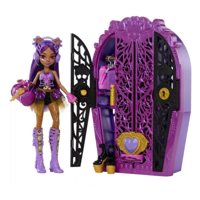 Кукла Mattel Barbie Monster High Skulltimate Secrets, Clawdeen Wolf с аксесоари, 32 см