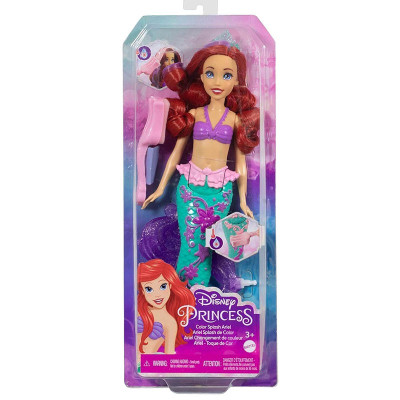 Кукла Mattel Disney Princess Color Splash Ариел, 29 см., 30 см.