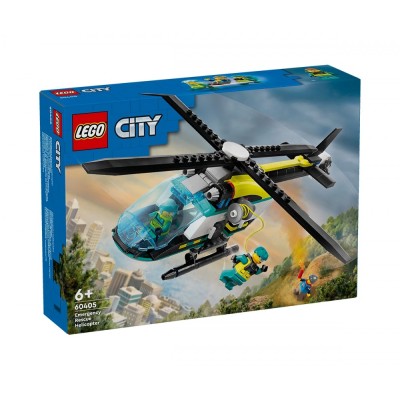 LEGO City Great Vehicles 60405 - Спасителен хеликоптер за спешни случаи