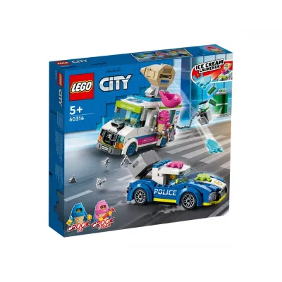 LEGO City Police 60314 - Полицейско преследване с камион за сладолед