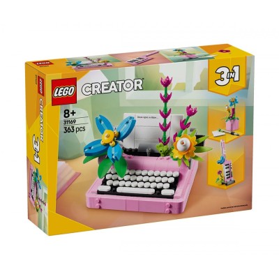 LEGO® Creator 31169 - Пишеща машина с цветя