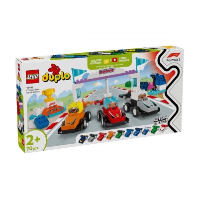 LEGO® DUPLO 10445 - Отбор състезателни коли F1® и шофьори