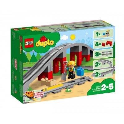 LEGO DUPLO 10872 - Мост и релси за влак