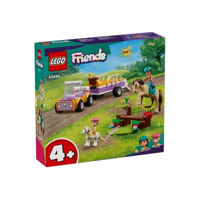 LEGO Friends 42634 - Ремарке за кон и пони