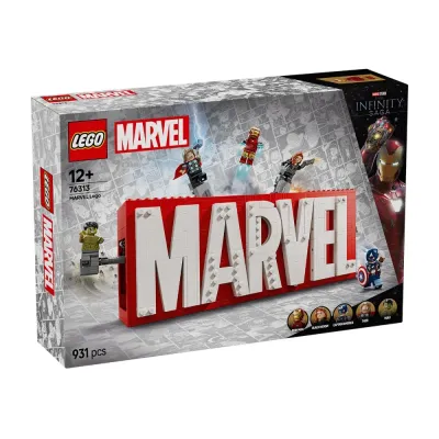 LEGO® Marvel 76313 - Лого на MARVEL и минифигури