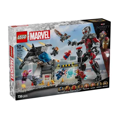 LEGO® Marvel 76314 - Екшън битка от Първият отмъстител: Войната на героите