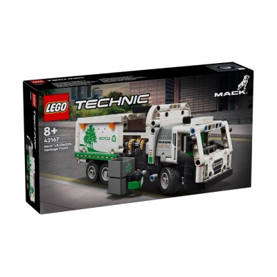 LEGO Technic 42167 - Боклукчийски камион Mack LR Electric