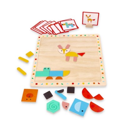 Lelin Toys, Магнитен пъзел с форми