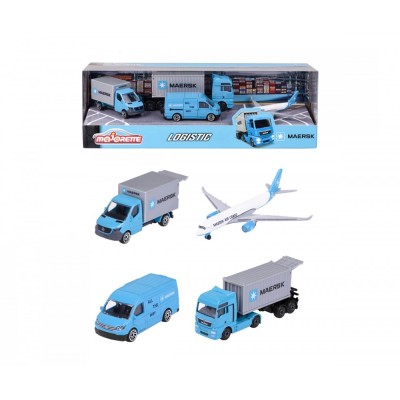 Majorette - Сет Maersk 4 Pieces Giftpack