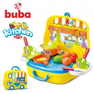 Малка детска кухня Buba Kitchen Cook, Жълта