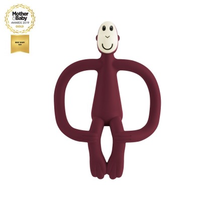 Matchstick Monkey Original Monkey Teething Toy чесалка с апликатор - Claret