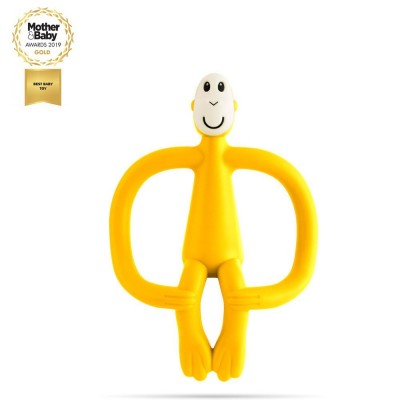 Matchstick Monkey Original Monkey Teething Toy чесалка с апликатор - Yellow