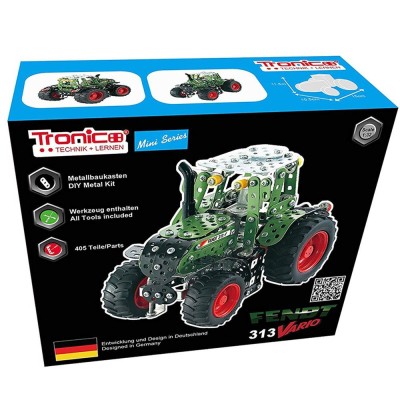 Mini Series, Метален конструктор Трактор Fendt Vario 313, 405 части, Tronico