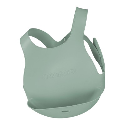 Minikoioi Flexi Bib силиконов лигавник с джоб - River Green