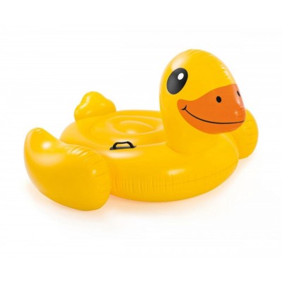 Надуваем остров Пате INTEX Yellow Duck Ride-on