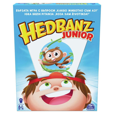 Настолна игра Spin Master Hedbanz Junior Какво животно съм аз?