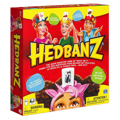 Настолна игра Spin Master HedBanz Какво съм аз?