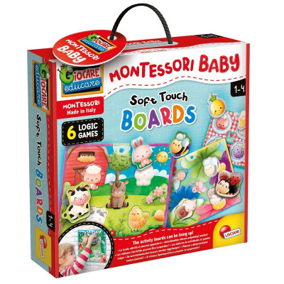 Образователна игра Lisciani Montessori Baby Soft touch boards 107834