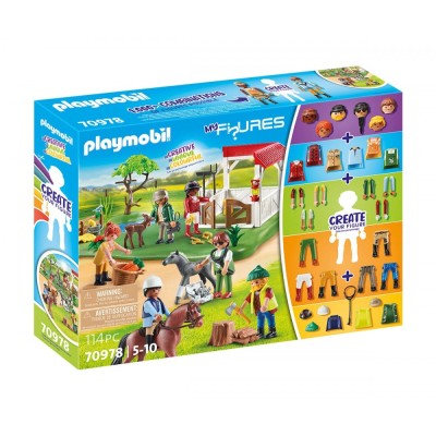 Playmobil - My Figures: Ранчо с коне