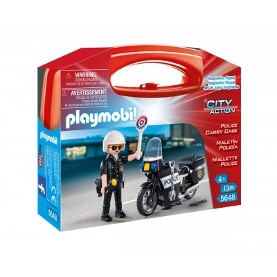 Playmobil - Полицейски комплект в куфарче