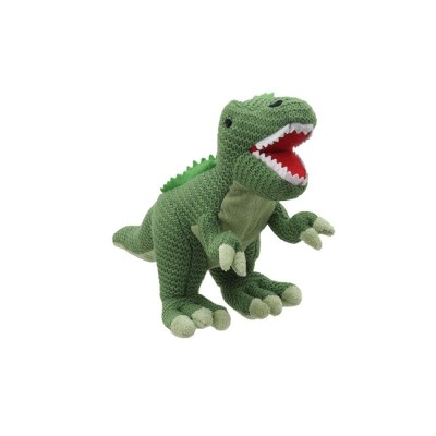 Плетена играчка Динозавър T-rex, 28 см., серия Wilberry Knitted