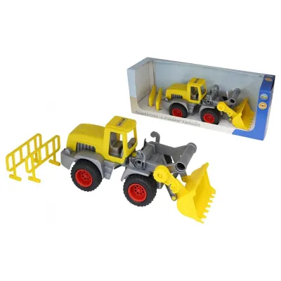 Polesie Toys Товарен багер с лопата - 37732, Многоцветен, 36+